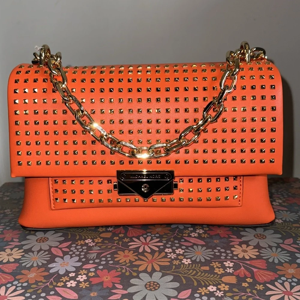 🔥NWT Michael Kors studded shoulder bags